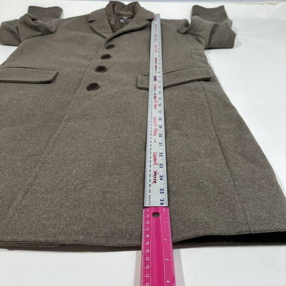 NWT Burberry Men Size XL Lyndson 3-in-1 Taupe Wool Cashmere Long Coat + Vest - Picture 10 of 12